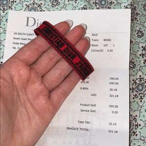 Dior friendship bracelet